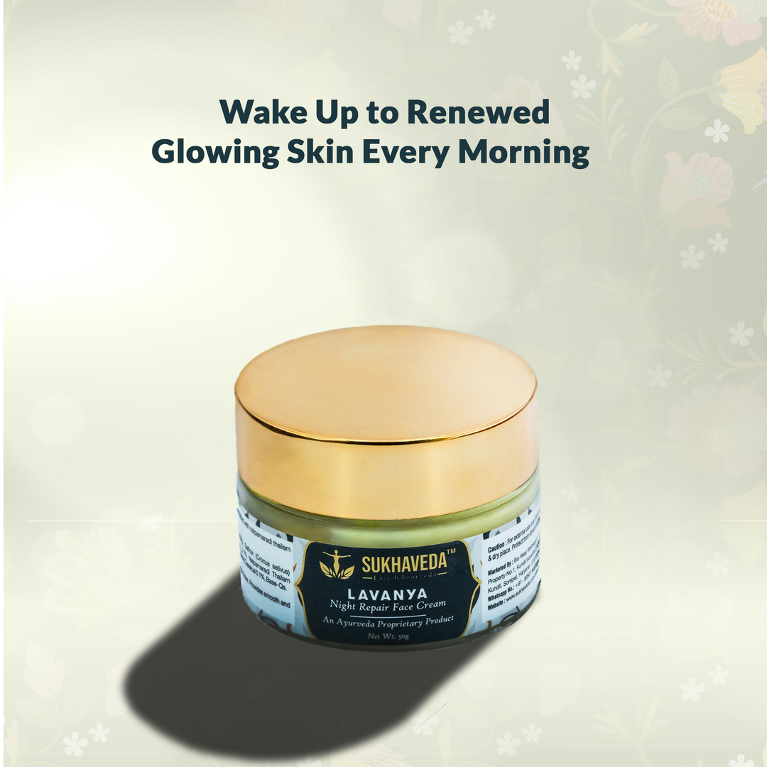 SUKHAVEDA LAVANYA NIGHT REPAIR FACE CREAM