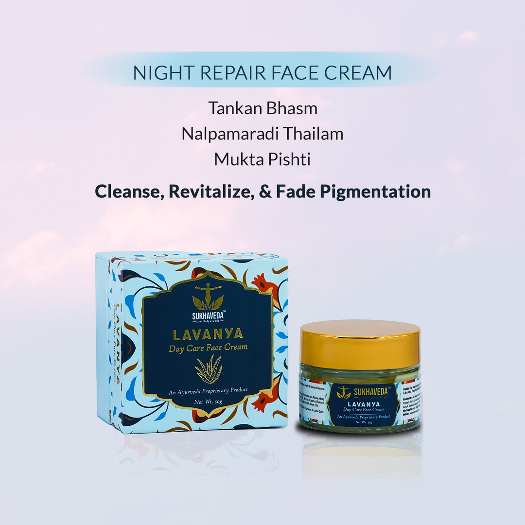 LAVANYA DAY CARE FACE CREAM + LAVANYA NIGHT REPAIR FACE CREAM