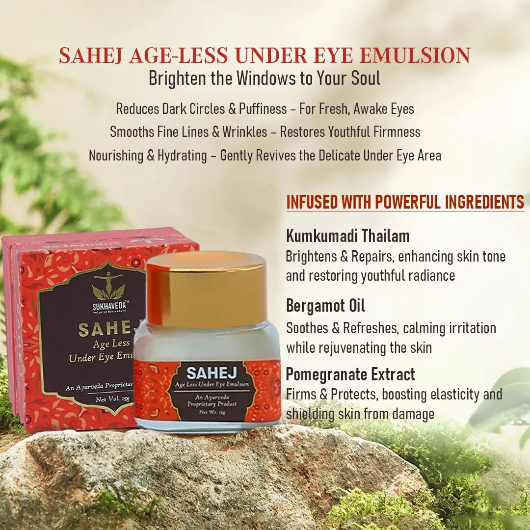 SUKHAVEDA SAHEJ AGE LESS UNDER EYE EMULSION